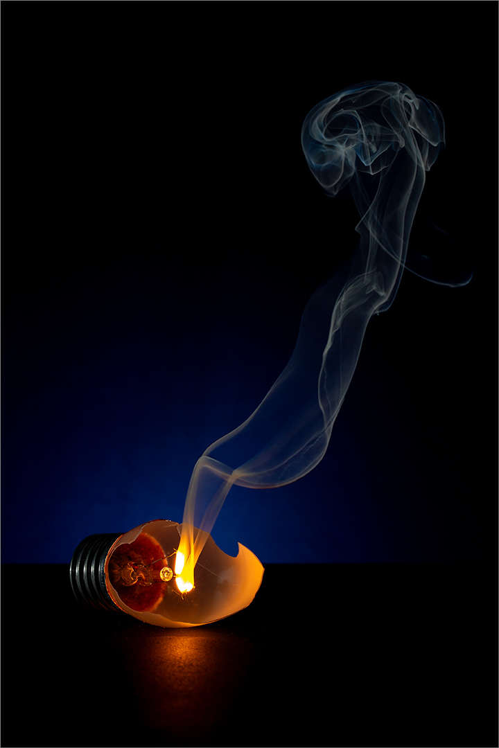 Smoking Candle Lamp, Arnold Bester