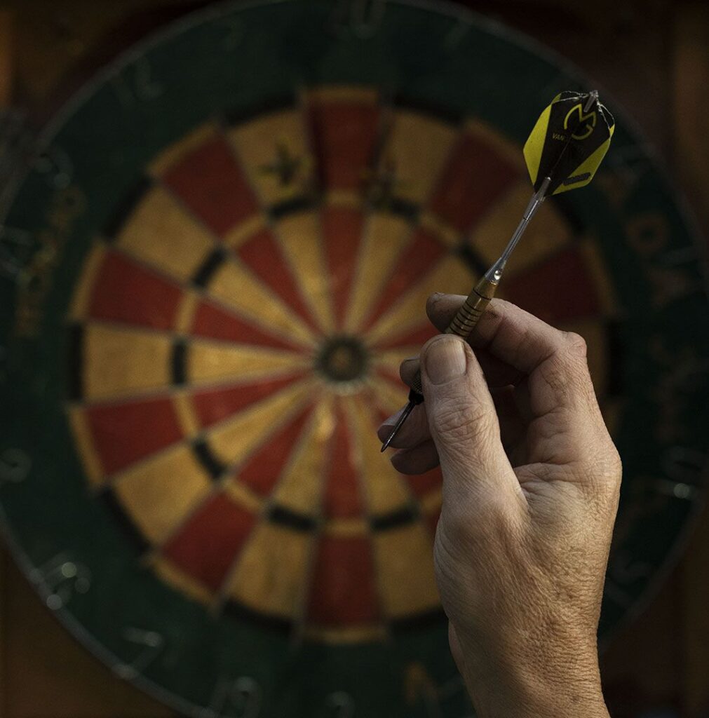 Aiming for Pdc 180 glory