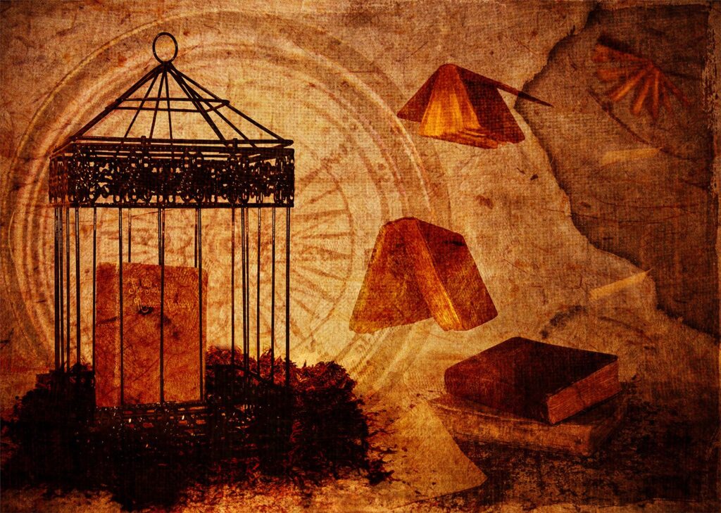 Books help you escape and fly away