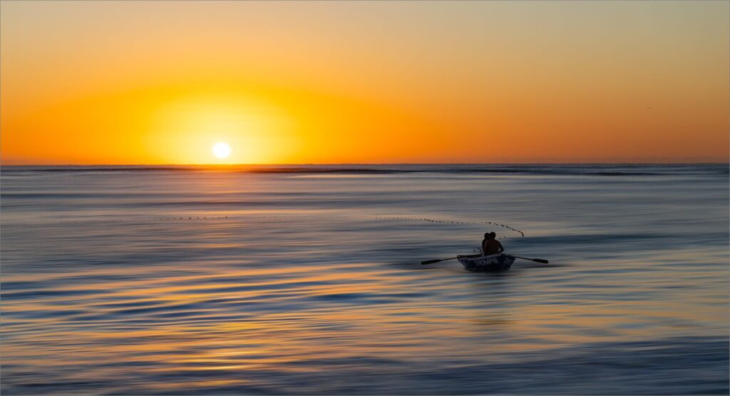 Early morning fishing