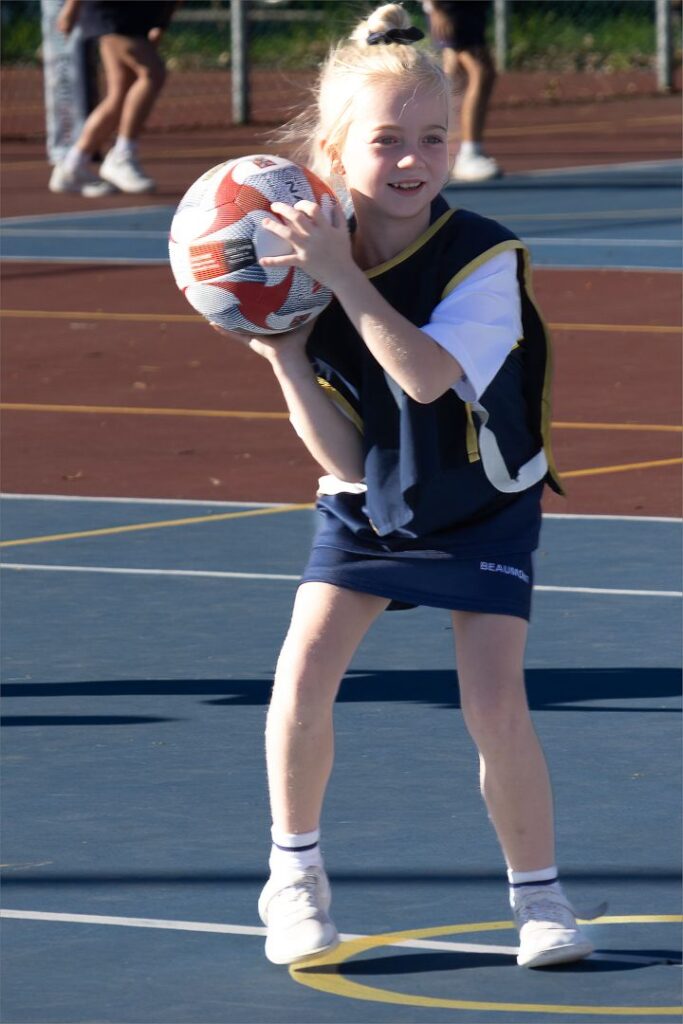 Fleur speel Netbal