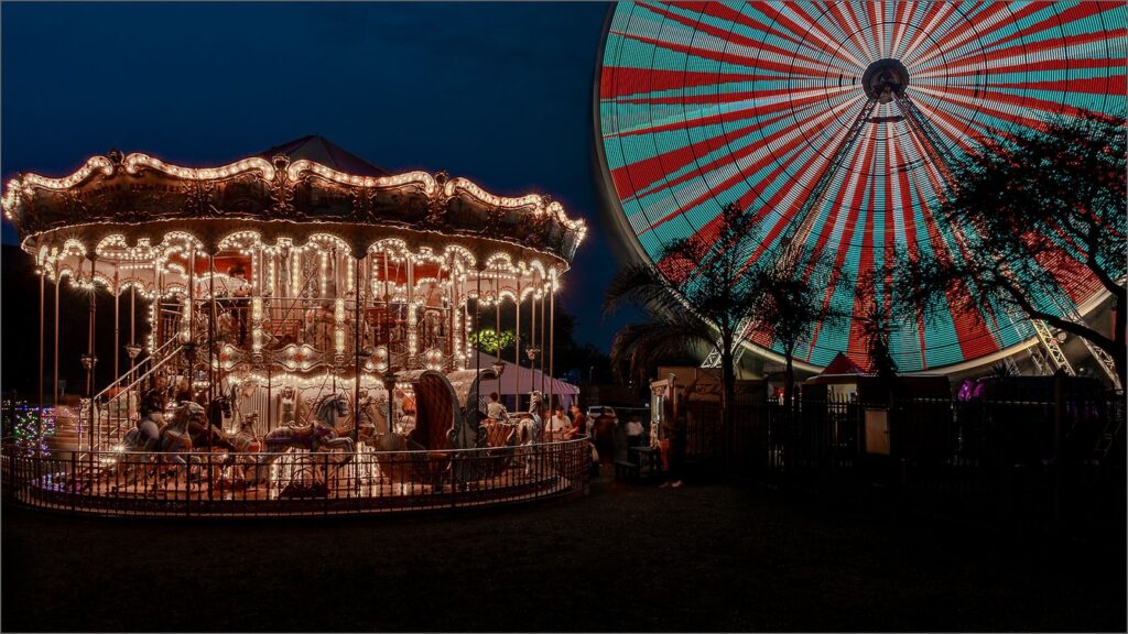 Horse Riding at the Carnival
