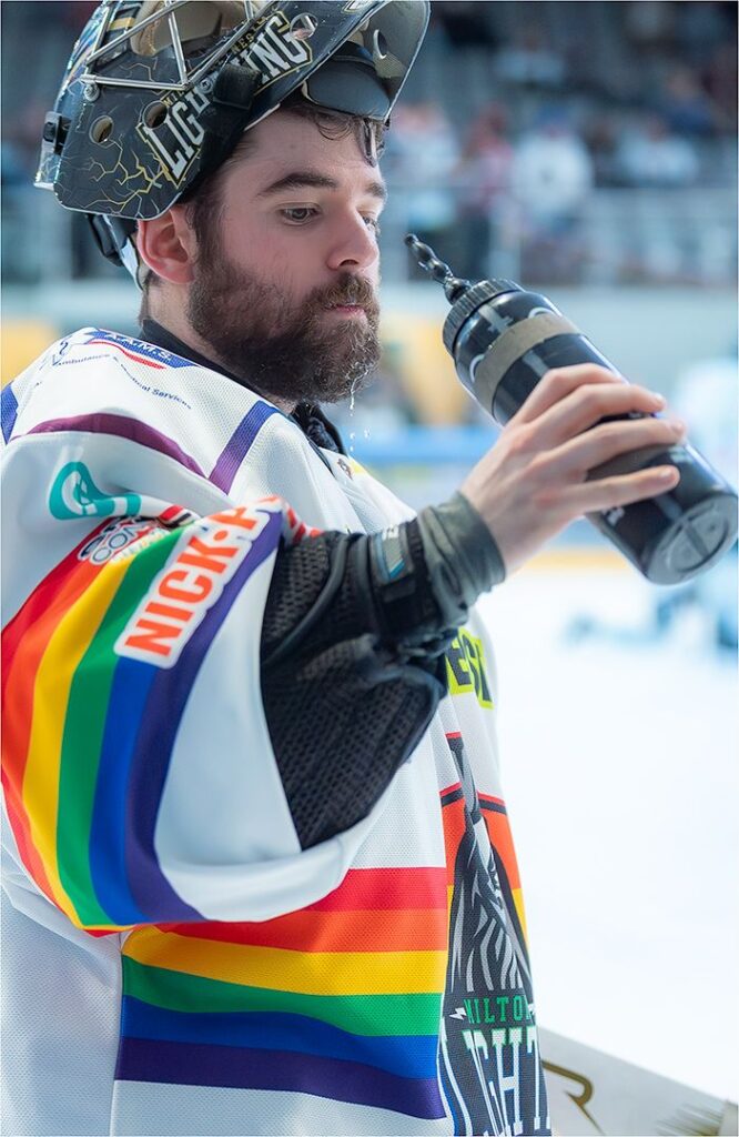 Ice Hockey Thirsty Work