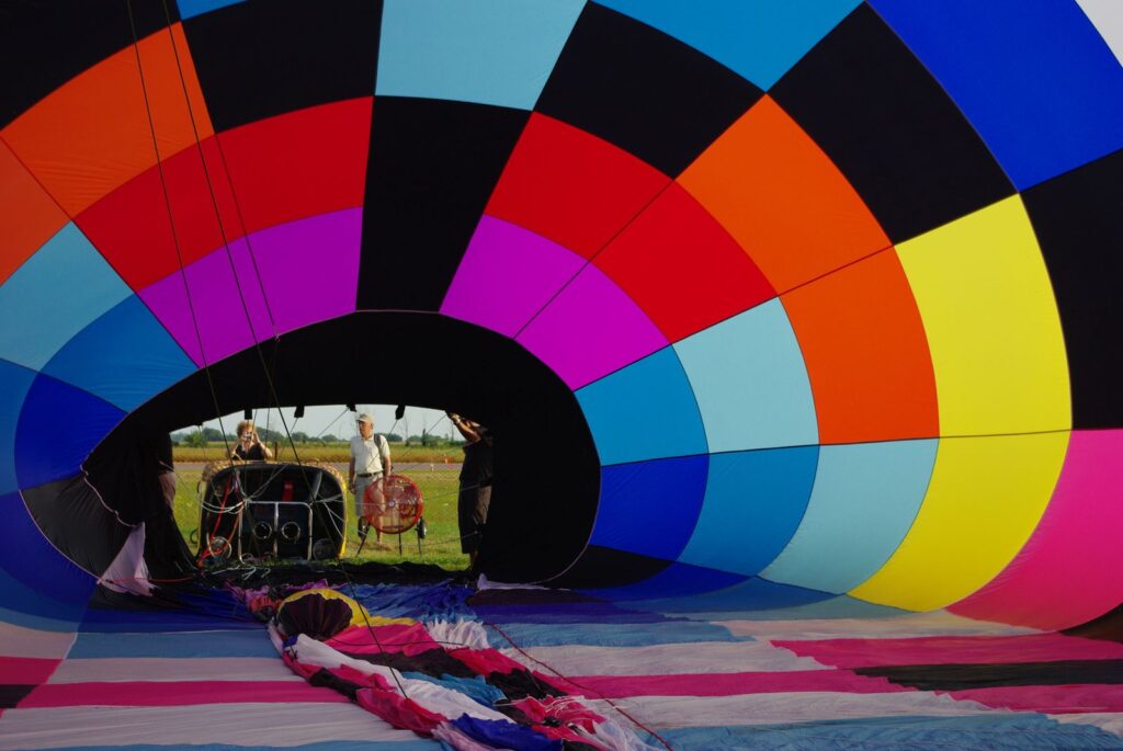 Inflating it