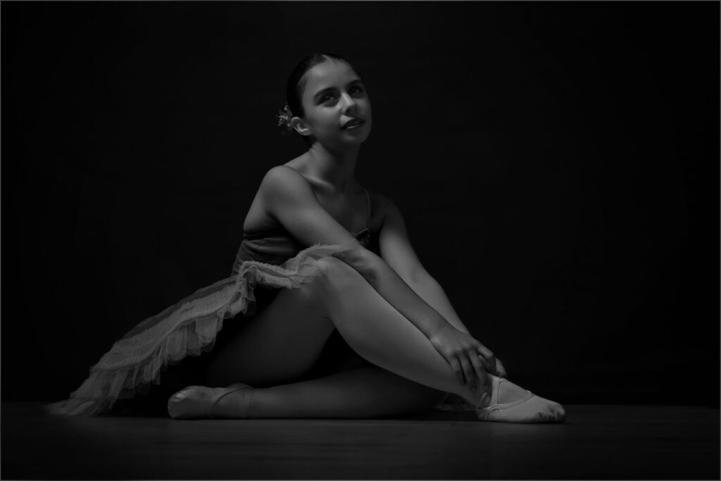 Little ballerina girl