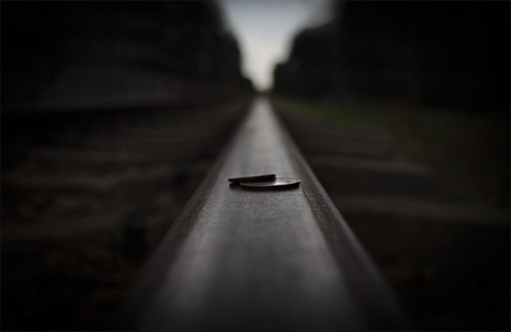 Pennies op die spoor