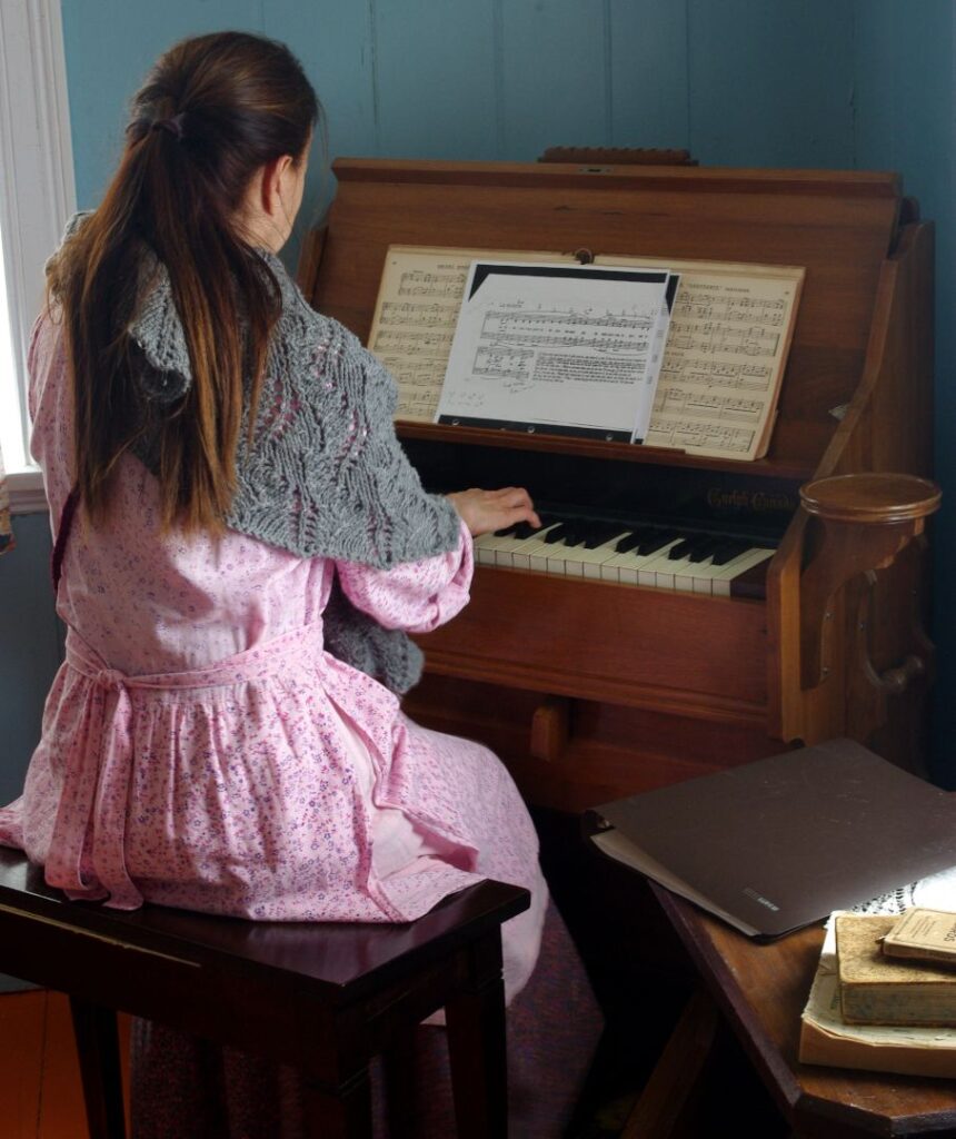 The organist