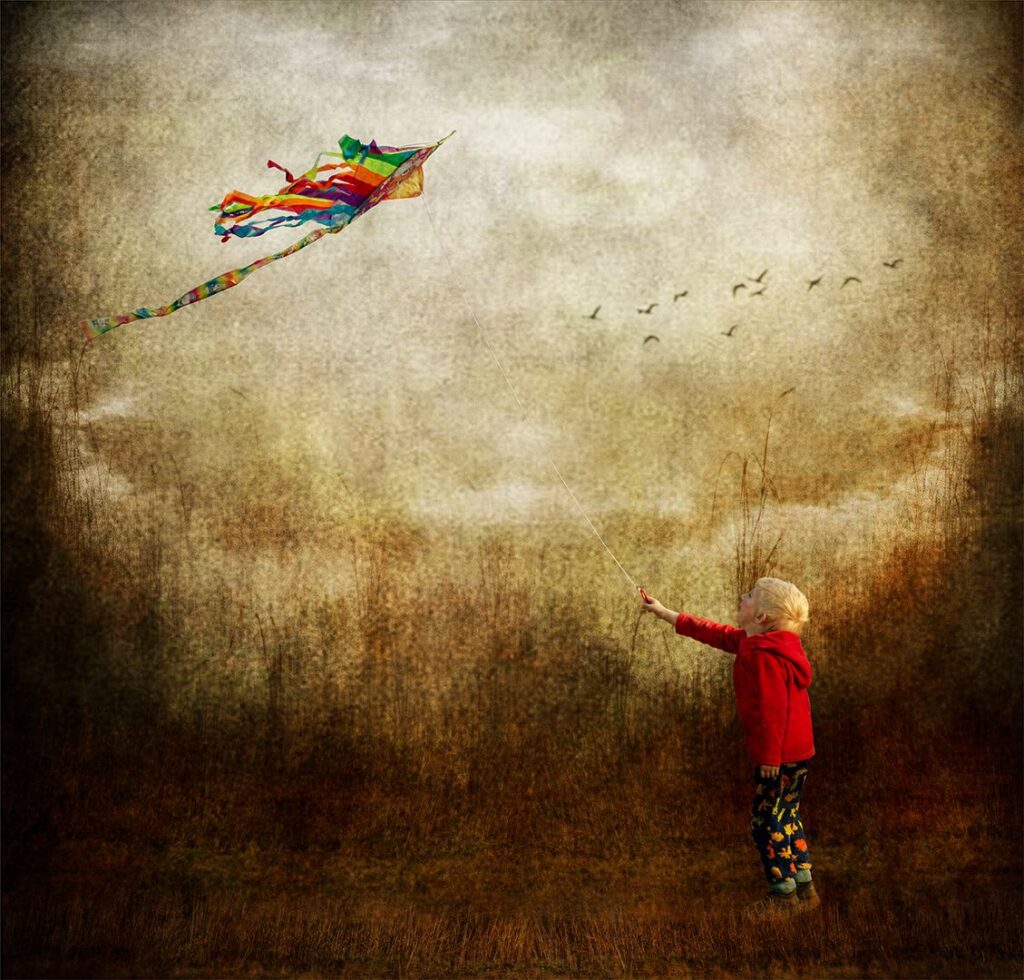 True courage is like a kite in a strong wind