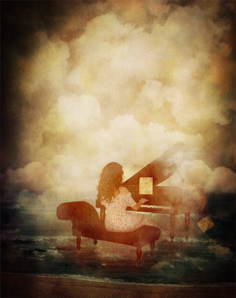 I live my dreams in music