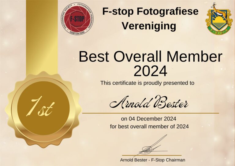 Best Overall Member 2024