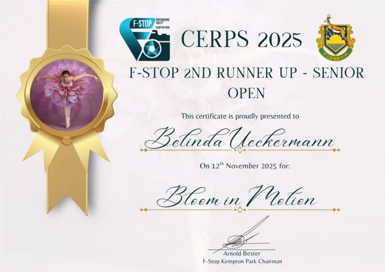 2nd Runner Up Senior Open
