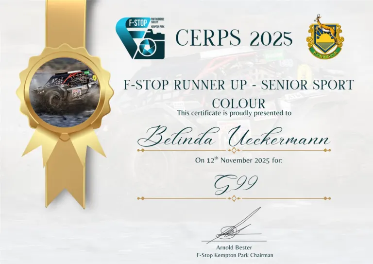 Runner Up Senior Sport Colour