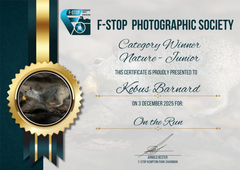 Category Winner Nature Junior