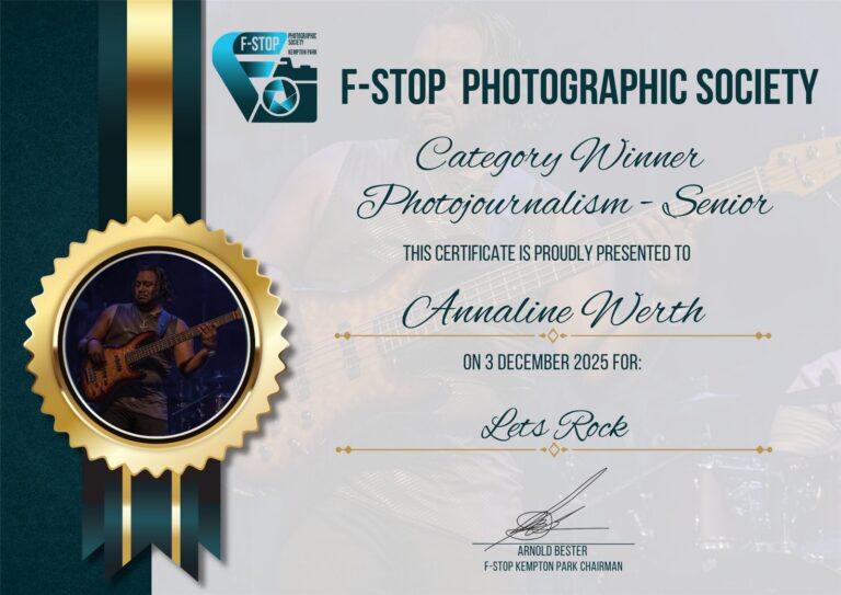 Category Winner Photojournalism Senior