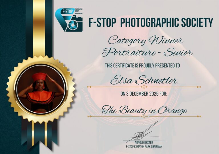 Category Winner Portraiture Senior