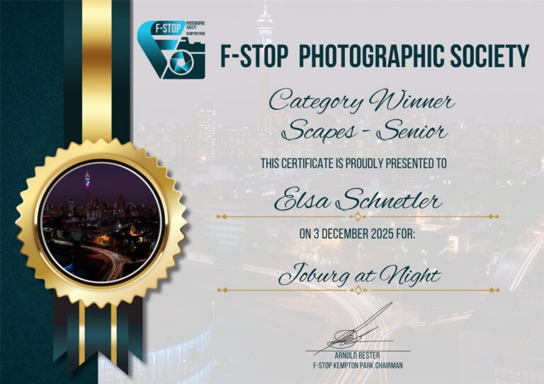 Category Winner Scapes Senior