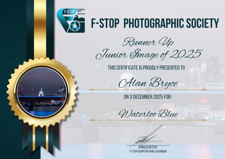 Runner Up Junior Image of 2025