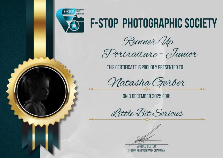 Runner Up Portraiture Junior