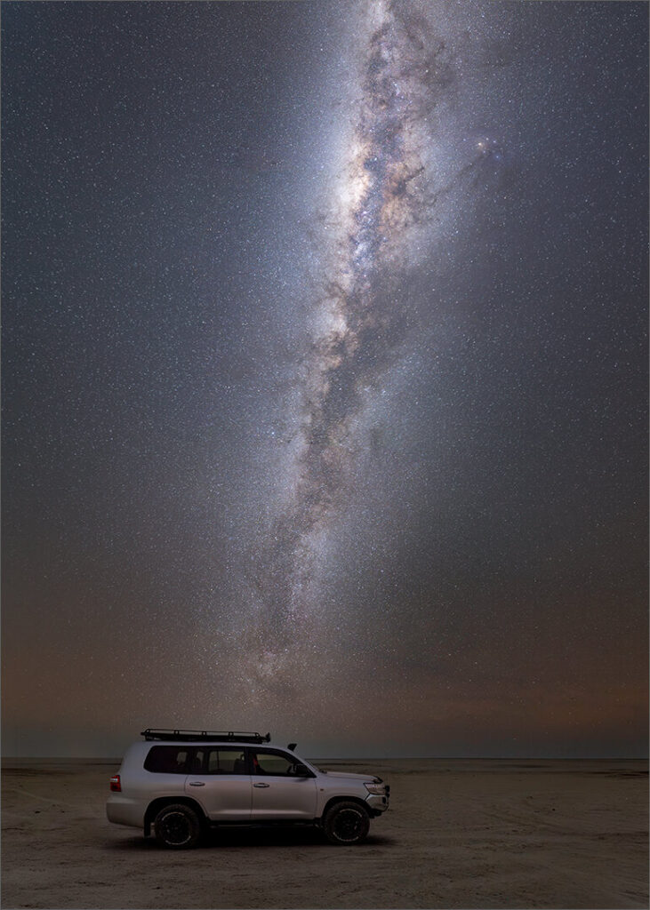 Parked Under the Galaxy