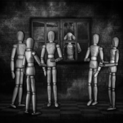 Everyone is outside looking in sometimes Everyone is outside looking in sometimes, Michelle Rademeyer