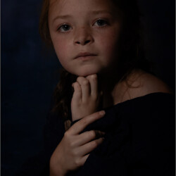 Portrait of Girl in Blue Portrait of Girl in Blue, Maureen Fourie